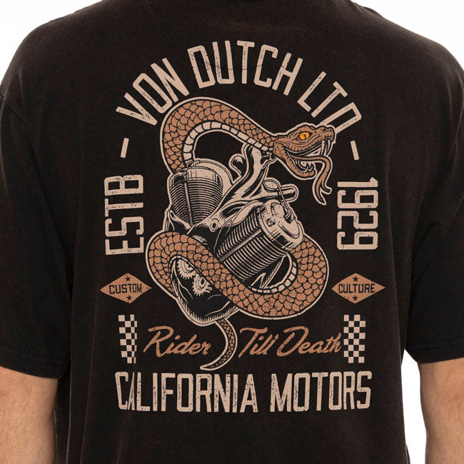 Von Dutch Heart T-Shirt  - Customhoj