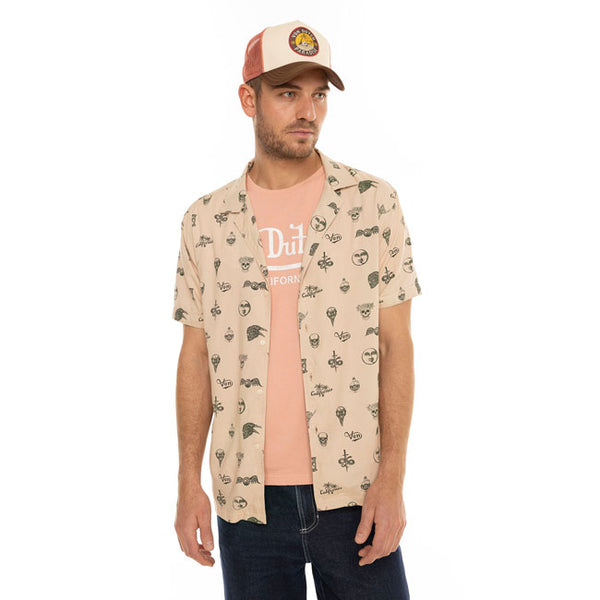 Von Dutch Iso Short Sleeve Shirt S  - Customhoj