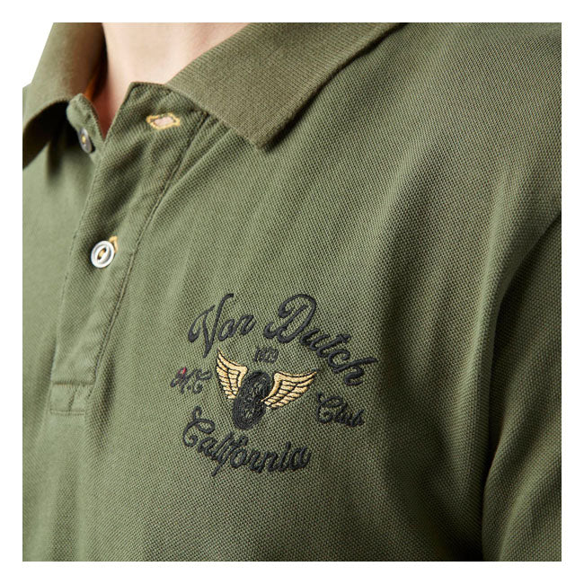 Von Dutch Polo T-Shirt Militaire