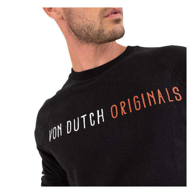 Von Dutch Skull Sweatshirt Black