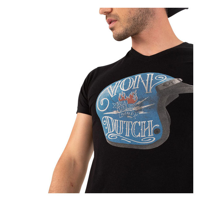 Von Dutch Wind T-Shirt Black