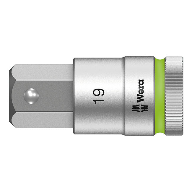 Wera Allen Head Sockets 19mm Wera Zyklop 1/2" Hex Socket Bit with Holding Function Metric Sizes Customhoj