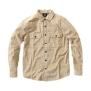 West Coast Choppers Hill Country Cord Shirt Sand / S  - Customhoj