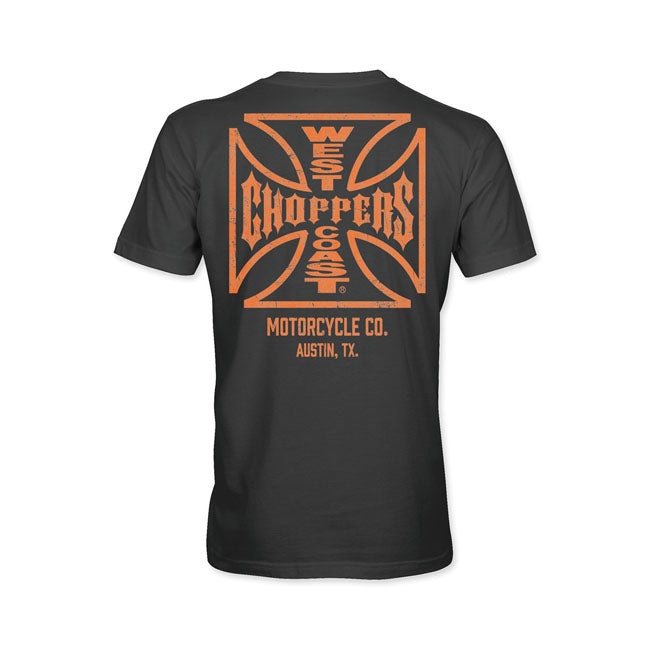 West Coast Choppers OG ATX Orange Print T-Shirt