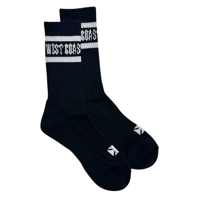 West Coast Choppers OG Crew Socks Black / 36-40  - Customhoj
