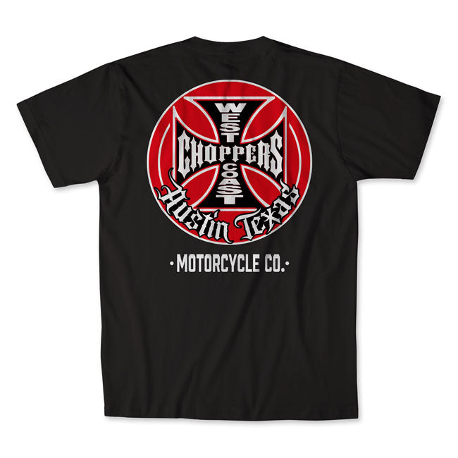 West Coast Choppers Tank Logo T-Shirt Black / S  - Customhoj