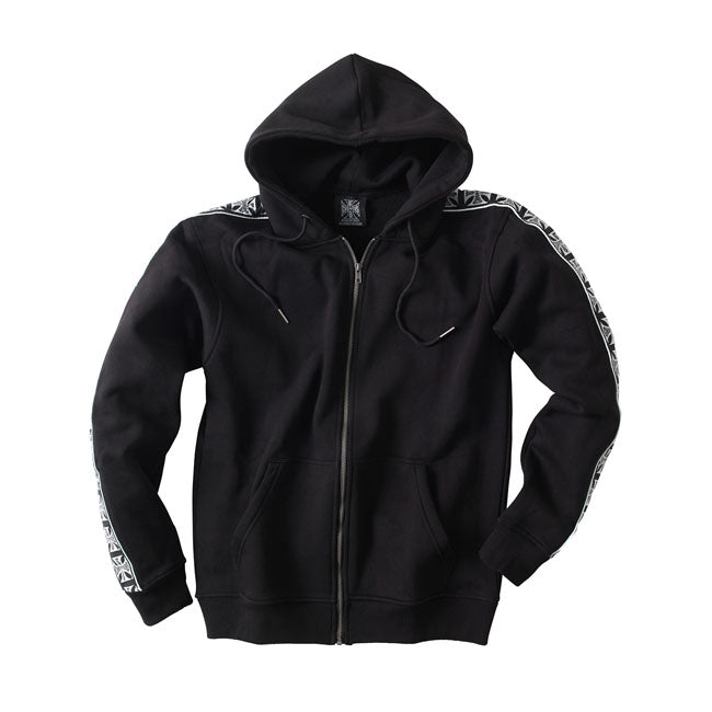 West Coast Choppers Taped Zip Hoodie Black / S