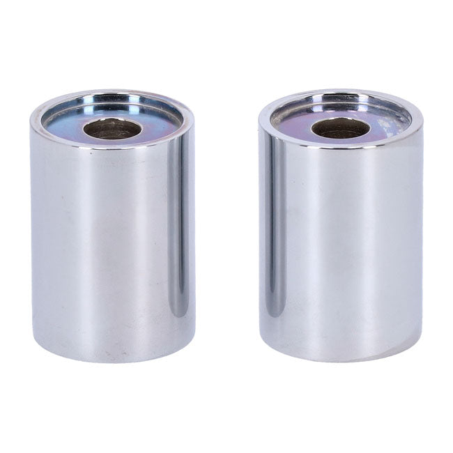 Wild1 Riser Extension Spacers Chrome / 2" (5.1cm)