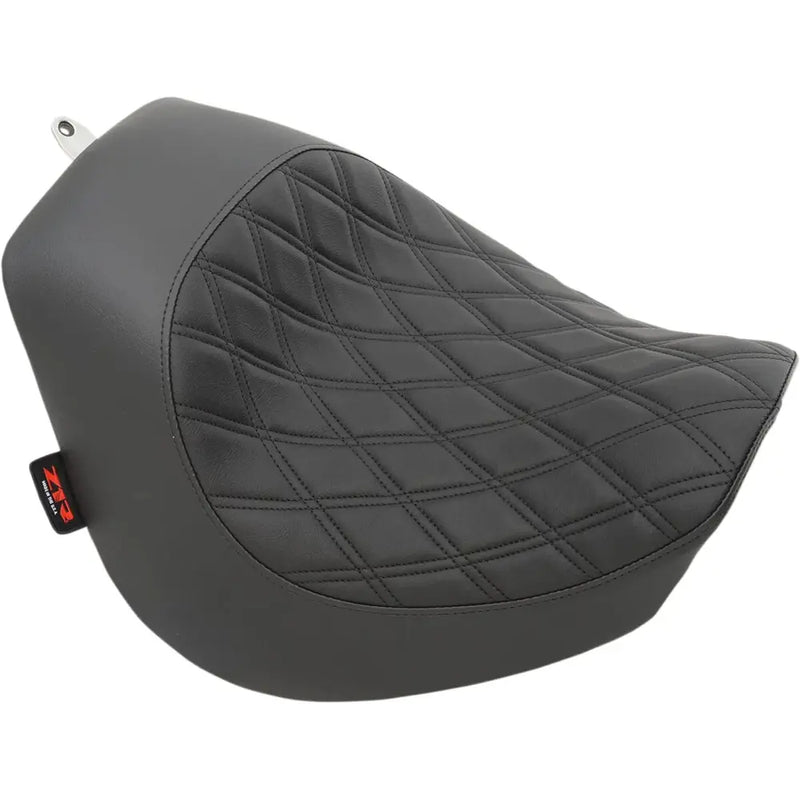 Z1R Low Profile Solo Seat for Yamaha 99-04 XV1600 Wild Star / Diamond Black  - Customhoj
