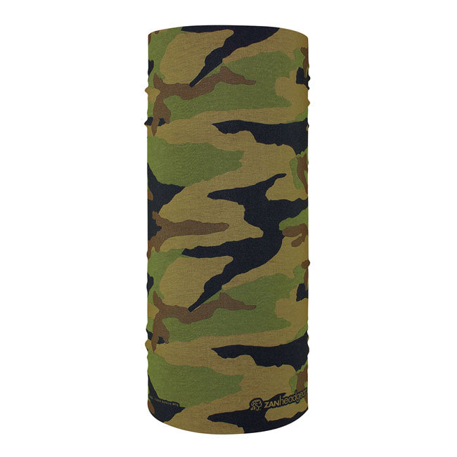 Zanheadgear Motley Tube Polyester Woodland Camo