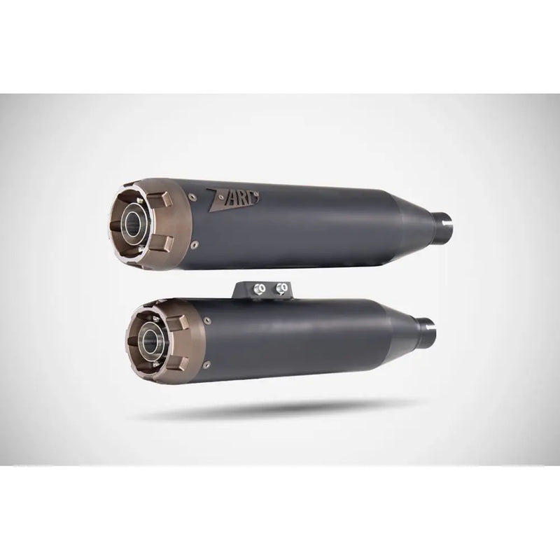 Zard EC Euro 4/5 Approved Overlapped Slip-On Mufflers for Harley Softail  - Customhoj