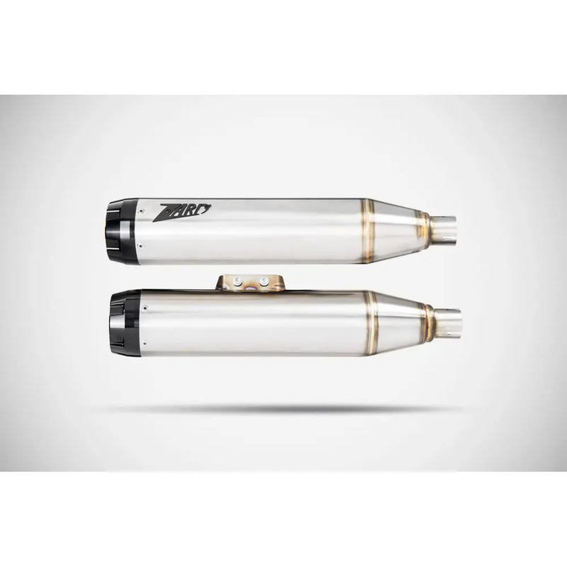 Zard EC Euro 4/5 Approved Overlapped Slip-On Mufflers for Harley Softail  - Customhoj