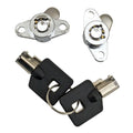Zodiac Hard Saddlebag Lock Set for Harley 93-13 Touring (Replaces OEM 53710-93) / Chrome  - Customhoj