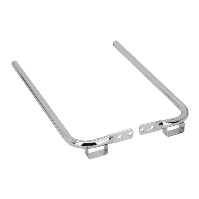 Zodiac Hard Saddlebag Supports for Harley 85-08 Touring (Replaces OEM: 49184-85 & 90781-93) / Chrome  - Customhoj