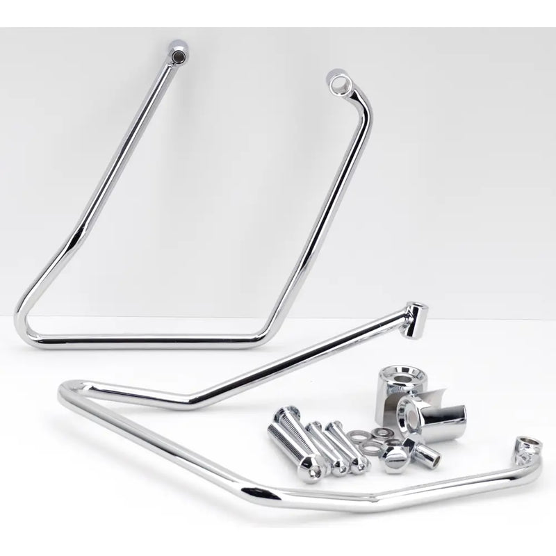 Zodiac Saddlebag Support Kit for Harley 94-22 XL Sportster (read note) (excl. XL1200s / XL883R) (Replaces OEM: 90799-94) / Chrome  - Customhoj