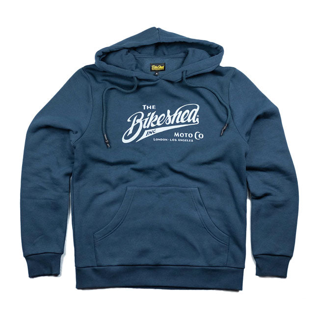 Bike Shed Hoodie Bike Shed Overhead hoodie Navy Customhoj