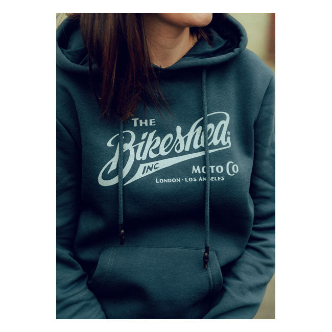 Bike Shed Hoodie Bike Shed Overhead hoodie Navy Customhoj