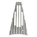 COVINGTONS Kylarskydd HD Covingtons Frame Filler Grill Krom Touring 09-13 Customhoj