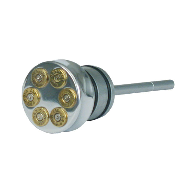 CPV Oljesticka Polerad / Softail Twin Cam 00-17 CPV Oljesticka Bullet Softail 84-17. Polerad / Svart Customhoj