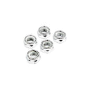 GARDNER-WESTCOTT Låsmutter 25 pack Låsmutter Lågprofil Krom Flera storlekar Customhoj