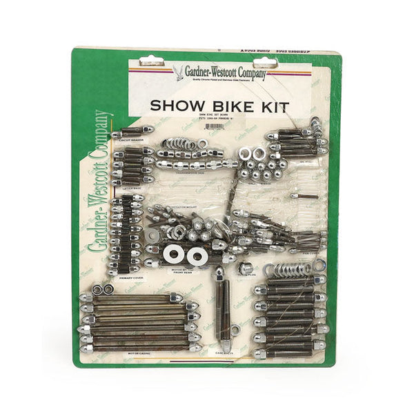 GARDNER-WESTCOTT Skruvkit Harley 48-64 PANHEAD GW Show Bike Kit Kupol HD 48-06 Customhoj