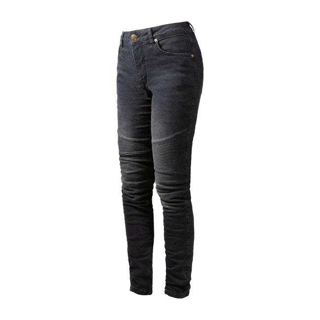 JOHN DOE Jeans dam John Doe Betty Biker Jeans Svart Used Customhoj