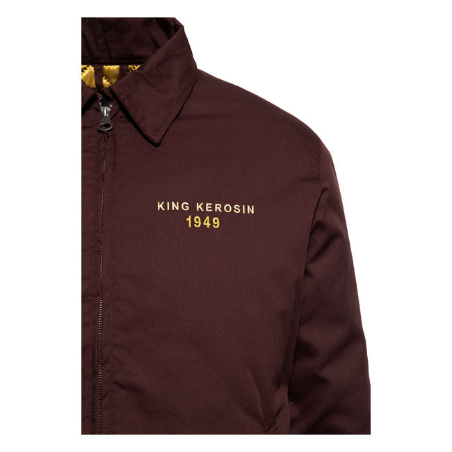 King Kerosin Jacket King Kerosin 1949 Service Worker Jacket Dark Brown Customhoj