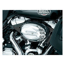 Kuryakyn Air Cleaner Harley 02-13 Touring & Trikes; 01-15 Softail (excl. 08-11 FLSTSB; 11-13 FXS; 12-15 FLS; 04-07 Dyna with inj.) Kuryakyn Scarab Air Cleaner Cover for Harley Customhoj