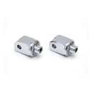 Kuryakyn Kuryakyn Adapters Raider 08-17 / Rear / Chrome Kuryakyn Splined Footpeg Adapters for Yamaha Customhoj