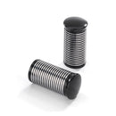 KUSTOM TECH Specialhandtag Ribbed black CC alu Kustom Tech FL Grip ends. Flera färger Customhoj