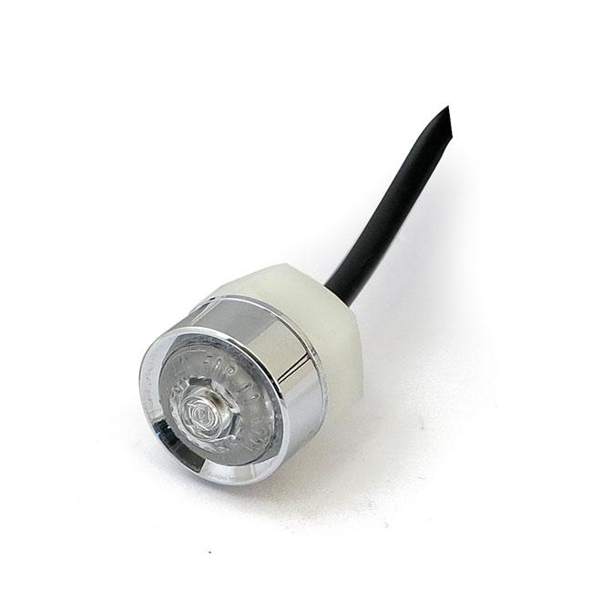 MCS Bakljus Krom Mono Mini Bakljus Led Svart / Krom Customhoj