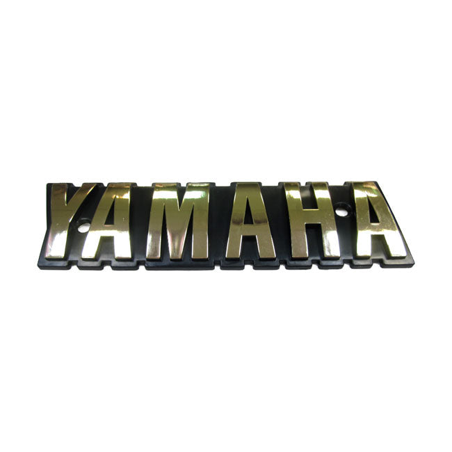 MCS Emblem Guld Yamaha Tankemblem XS650 Silver/Guld Customhoj