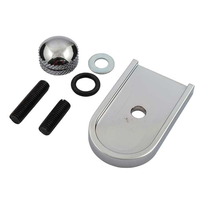 MCS Fästen/Montering Sadel Seat thumb screw kit 1/4-28. With alu tab cover Customhoj