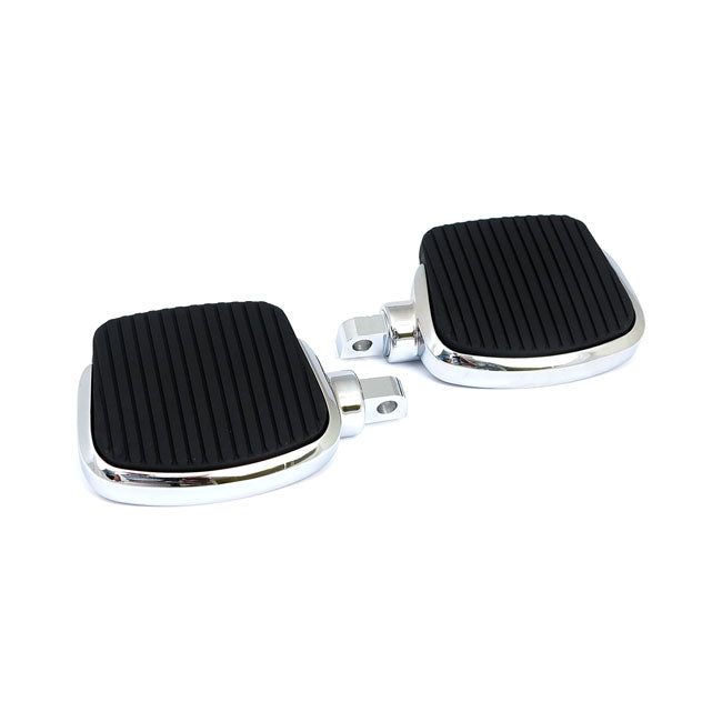 MCS Floorboards Harley Traditional H-D male mount / Chrome Mini Floorboard Kit 4" for Harley Customhoj