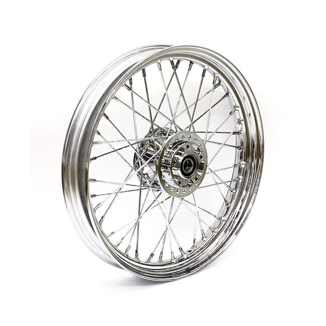 MCS Framhjul ekrat 19" HD 08-10 XL (ABS)(NU) 2.50 x 19 framhjul 40 ekrar krom Customhoj