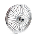 MCS Framhjul ekrat 23" MCS Radial 48 fat spoke framhjul 3.50 x 23 DF krom. TUV Customhoj