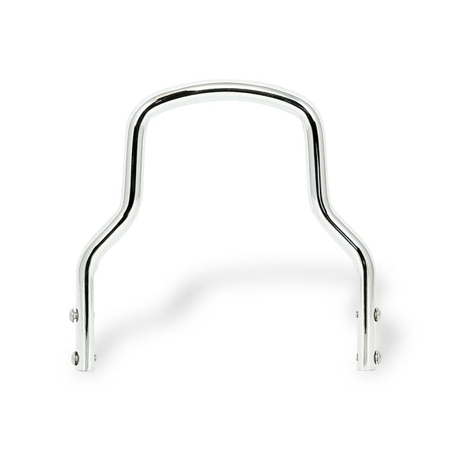 MCS Sissy Bar Chrome / 8.75" (22.2cm) wide x 5.5" (14cm) high Round Bar Regular Top Sissy Bar Uprights Customhoj