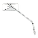 MCS Speglar Liten Rektangulär Spegel Lång arm HD Svart / Krom Customhoj