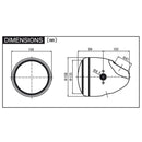 MCS Strålkastare 5.75" Neo Vintage 5.75" Strålkastare Led Customhoj