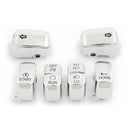 MCS Styrmonterat reglage / brytare 96-10 Softail; 96-11 Dyna; 96-13 FLHR; 98-01 FLHRC; 96-13 XL; 08-12 XR1200; 02-17 V-Rod (NU). (excl. cruise control models) Kit med knappar styreglage HD Customhoj