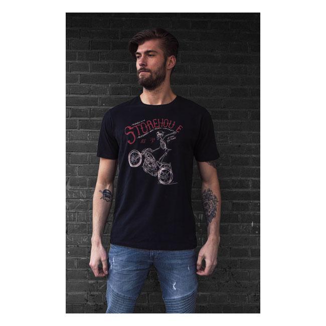 MCS T-shirt Mcs Wheelie T-Shirt Svart Customhoj