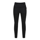 Motogirl Protective Pants Ladies EU36 MotoGirl Ribbed Knee Leggings Black Customhoj