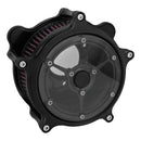 Roland Sands Design Air Cleaner Harley CV carb: 93-06 Big Twin; Delphi inj.: 01-15 Softail; 04-17 Dyna (excl. 2017 FXDLS); 02-07 FLT/Touring / Wrinkle Black Roland Sands Designs Clarity Air Cleaner for Harley Customhoj