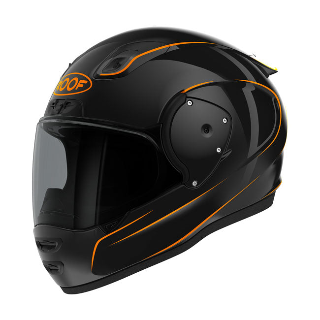 Roof Integralhjälm Roof RO200 Neon Hjälm Black/Orange Customhoj