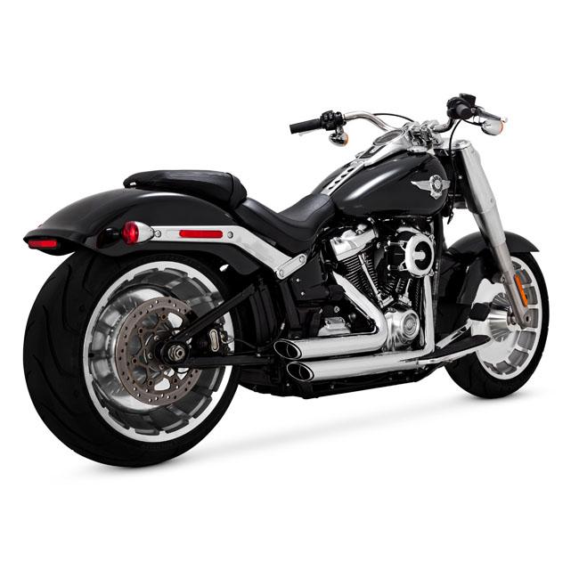 VANCE&HINES HD Softail Exhaust System 2-1/2" Shortshots Staggered Softail 12-17 Customhoj