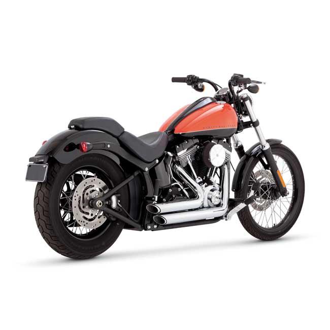 VANCE&HINES HD Softtail avgassystem 2-1/2" Shortshots Staggered Softtail 12-17 Customhoj