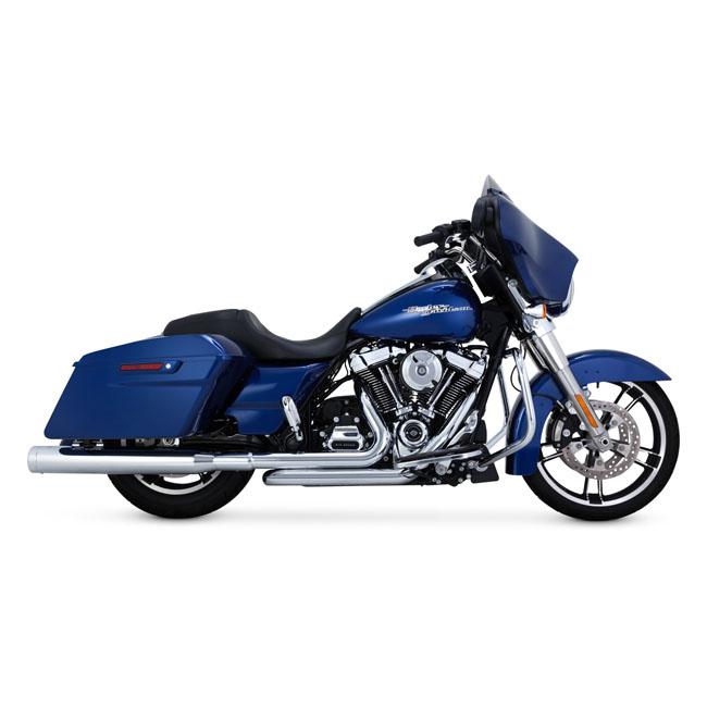 VANCE&HINES HD Touring/Trike slip-on Vance & Hines Monster Round slip-on Krom Touring 17-20 Customhoj